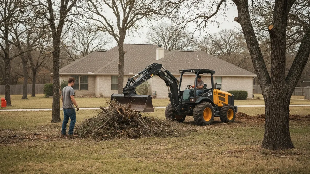Lot Clearing in McKinney TX